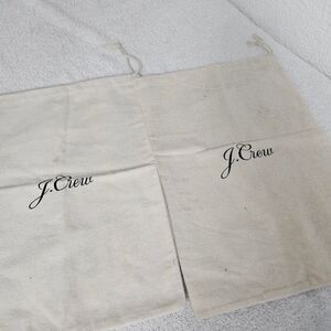 J.crew dustbag 2pcs